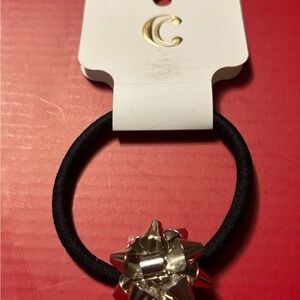 Christmas Bow Hair Tie